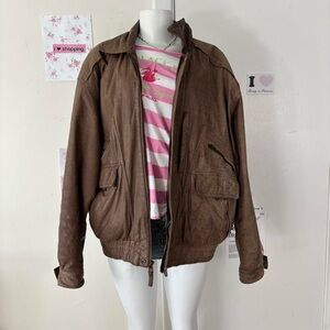 Women's Brown Leather Jacket